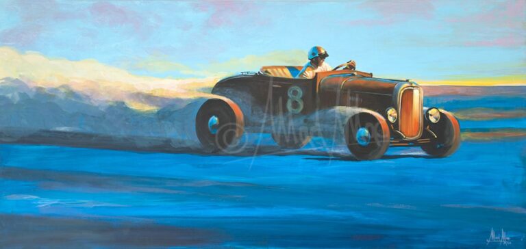 Acrylics on board: Finding the score