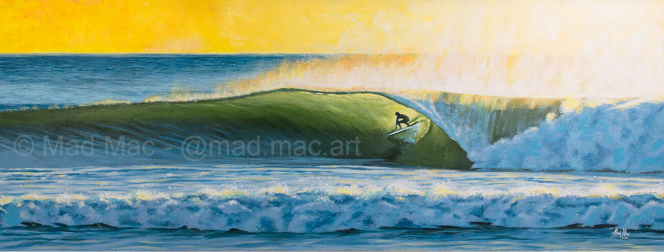 Surfart-green-wave-surf-painting-mad-mac-art