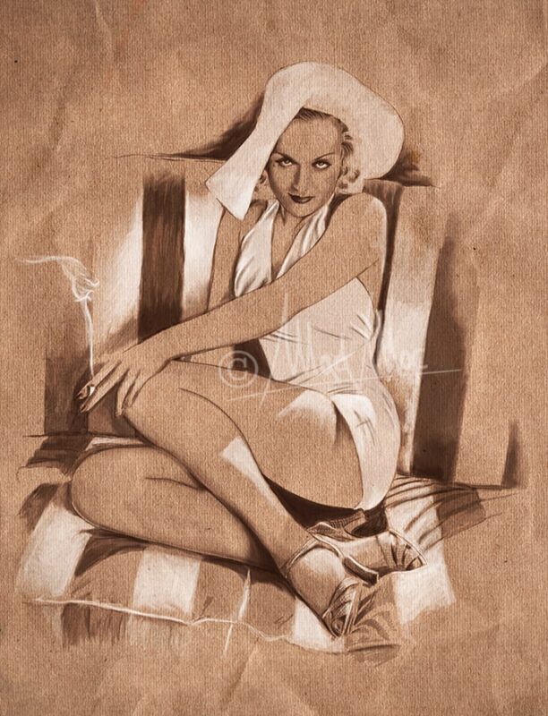 Digital: Carole Lombard