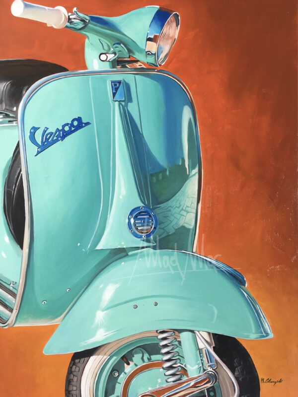 Oil on canvas: Vespa